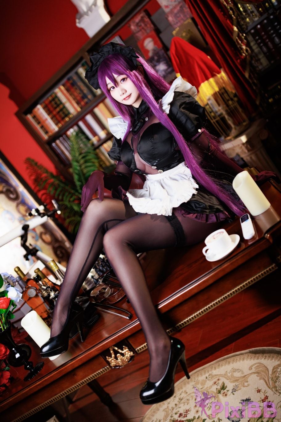 Cosplayer A Xuexue master craftsman maid PixiBB.COM 005