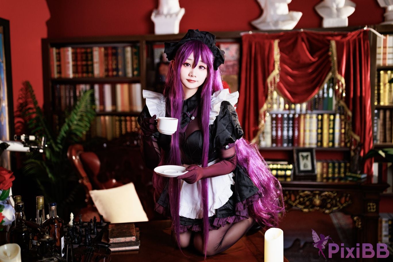 Cosplayer A Xuexue master craftsman maid PixiBB.COM 009