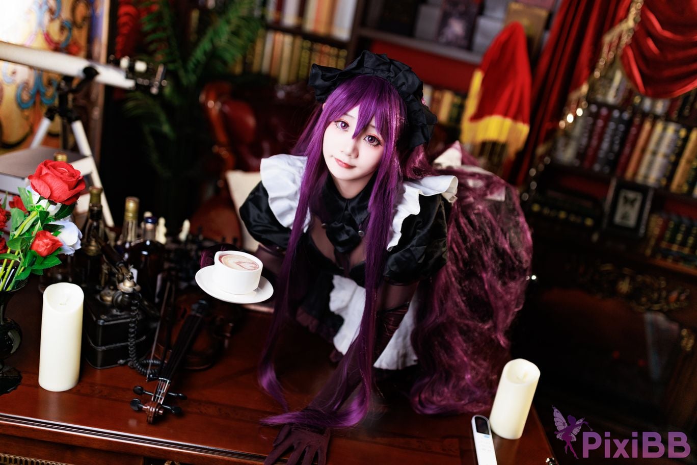 Cosplayer A Xuexue master craftsman maid PixiBB.COM 010