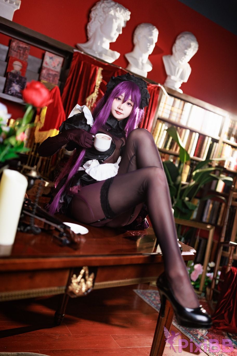 Cosplayer A Xuexue master craftsman maid PixiBB.COM 021