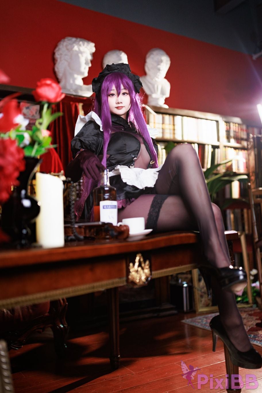 Cosplayer A Xuexue master craftsman maid PixiBB.COM 022