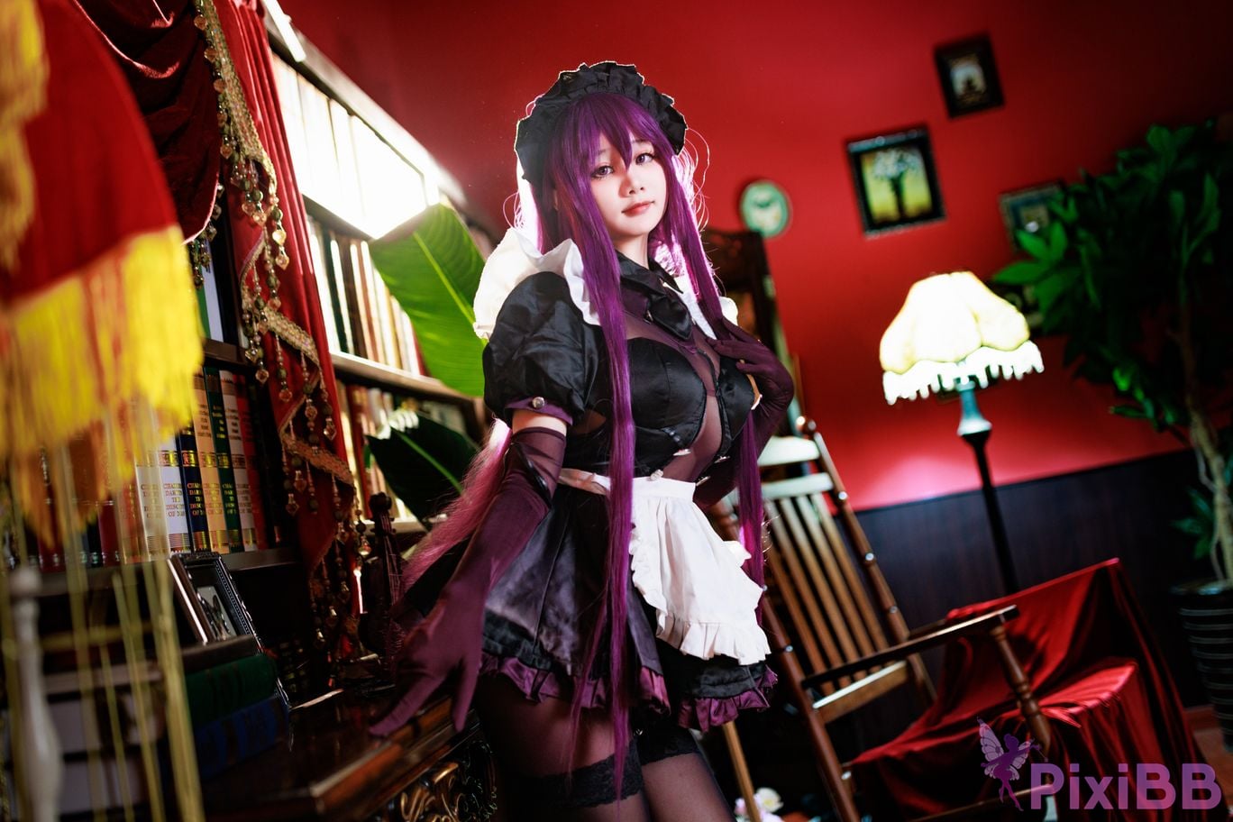 Cosplayer A Xuexue master craftsman maid PixiBB.COM 024