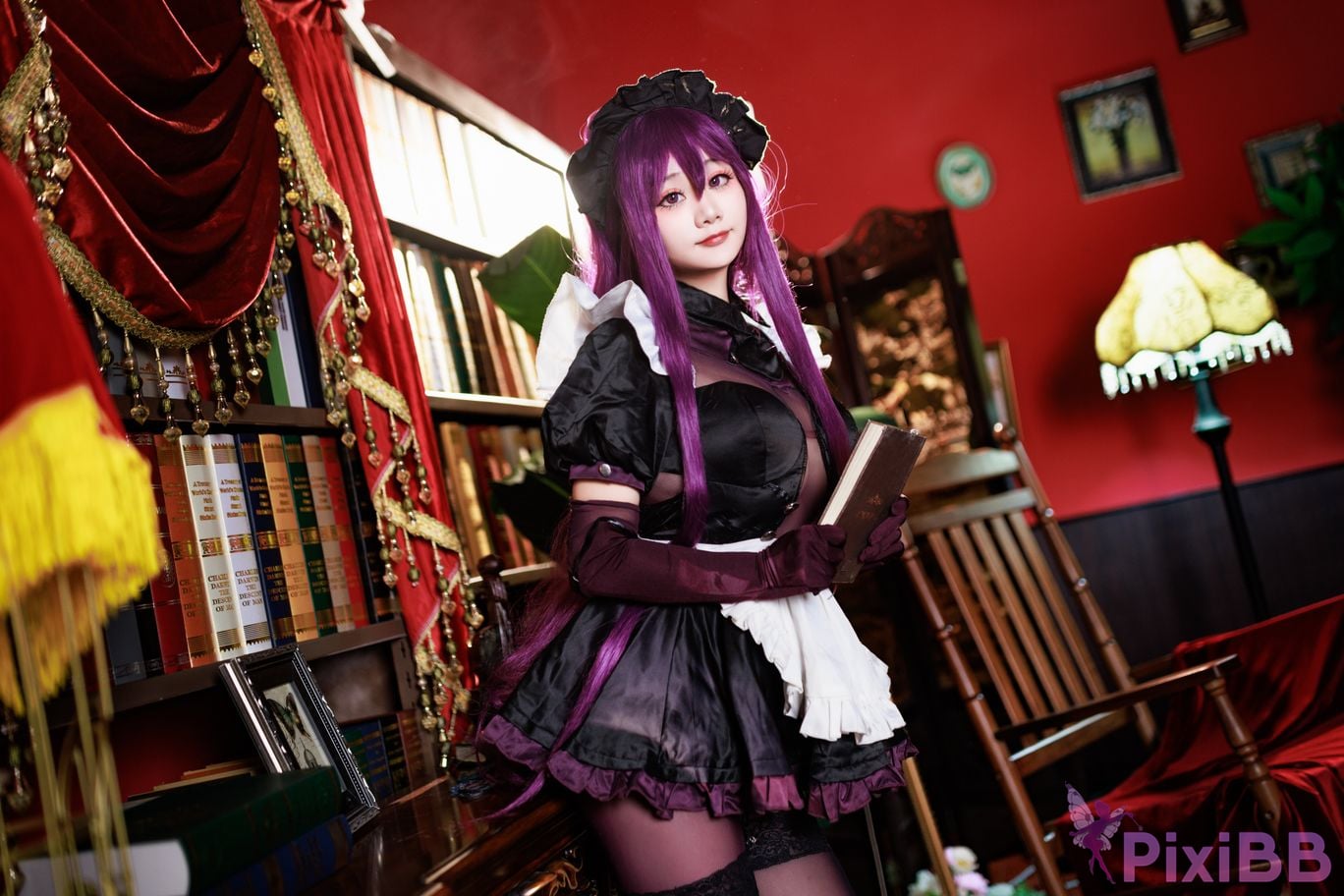 Cosplayer A Xuexue master craftsman maid PixiBB.COM 025