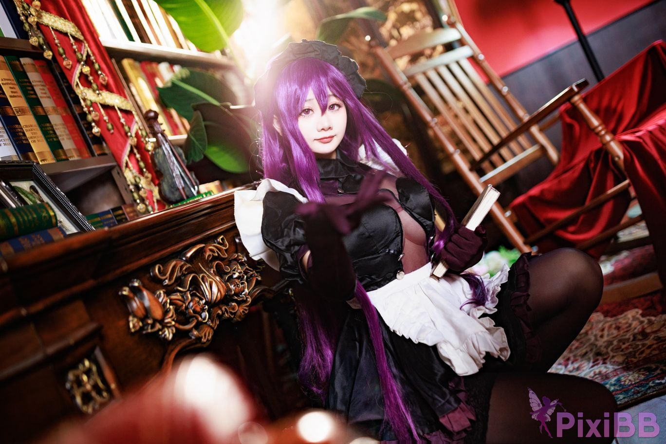 Cosplayer A Xuexue master craftsman maid PixiBB.COM 027