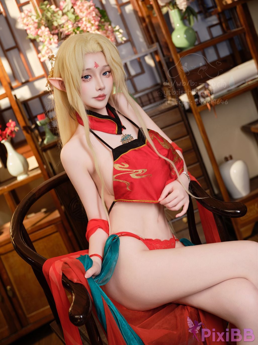 Cosplayer One color rain azur lane brest PixiBB.COM 004