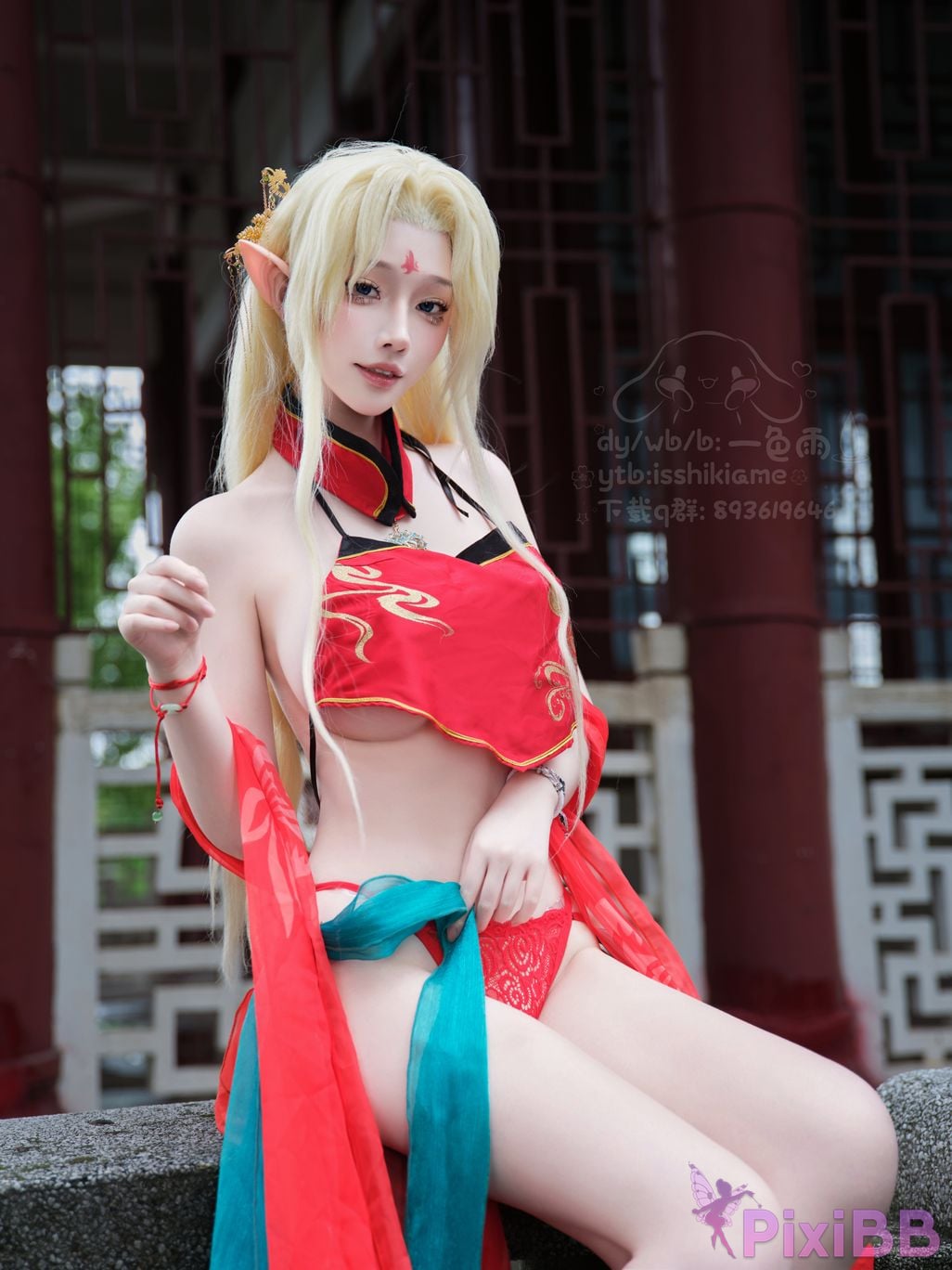 Cosplayer One color rain azur lane brest PixiBB.COM 010