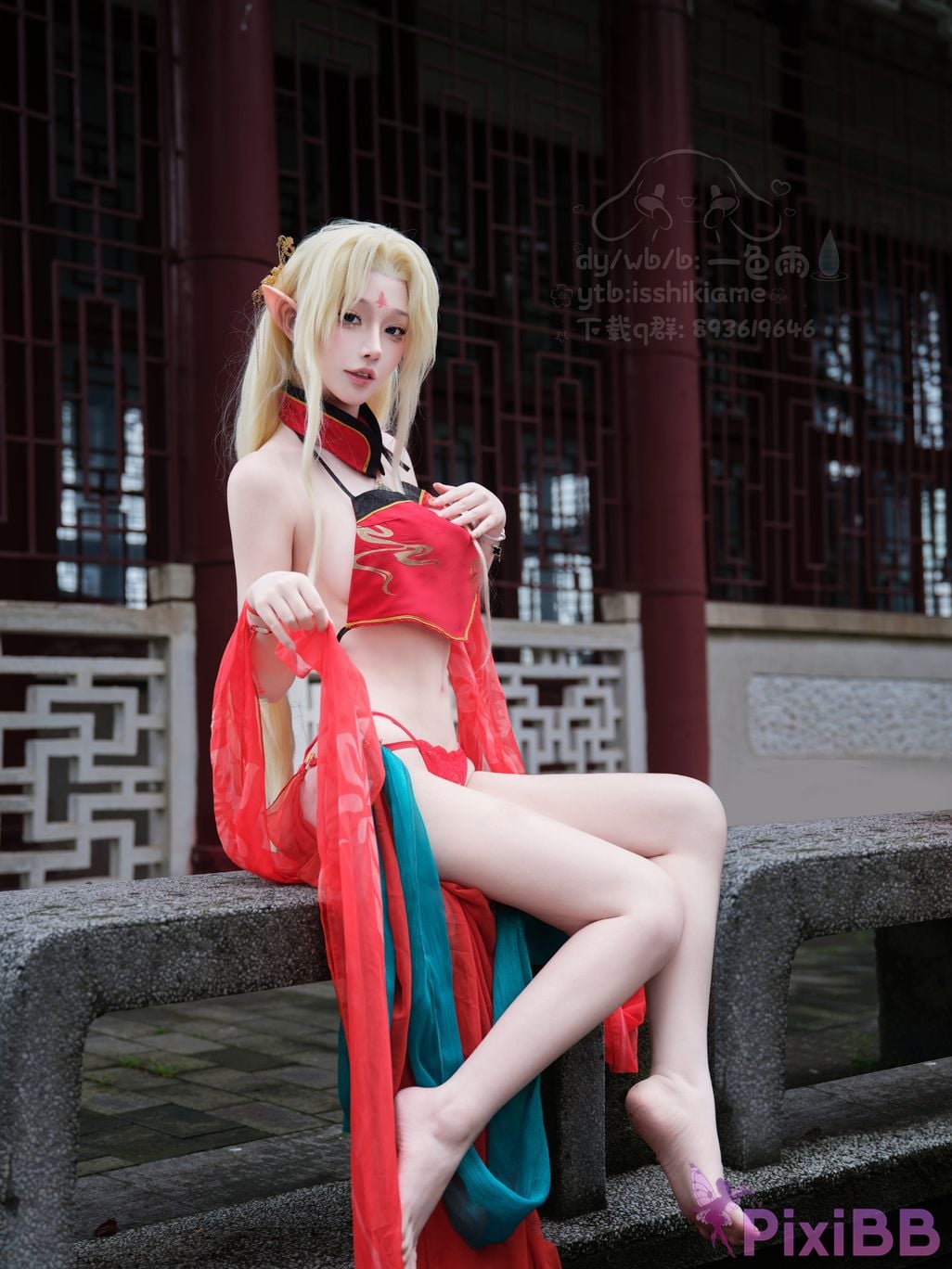 Cosplayer One color rain azur lane brest PixiBB.COM 014