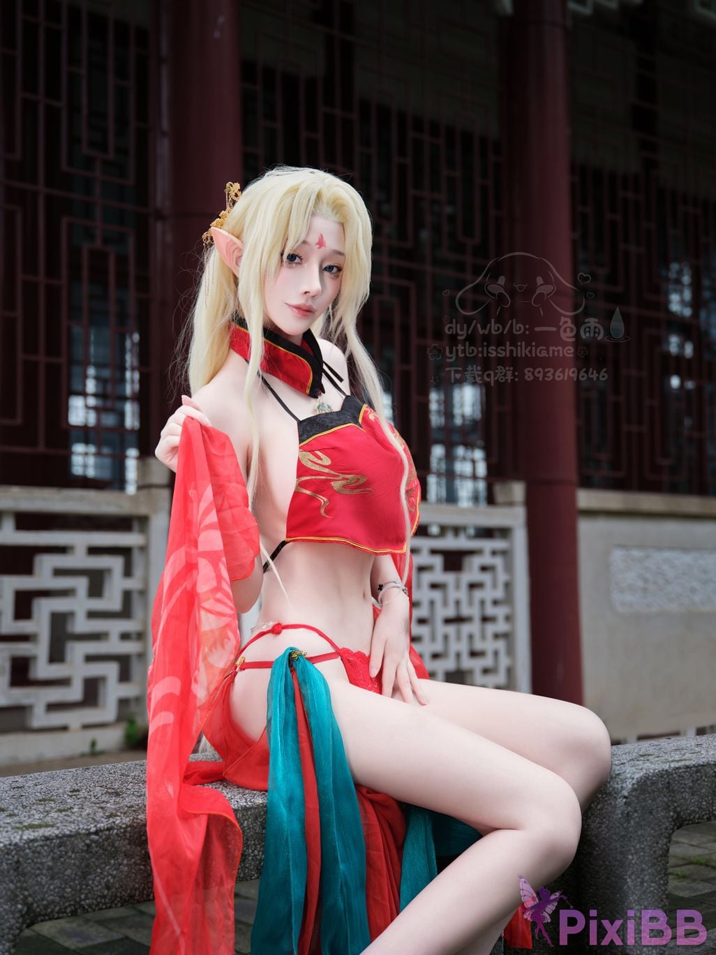 Cosplayer One color rain azur lane brest PixiBB.COM 015