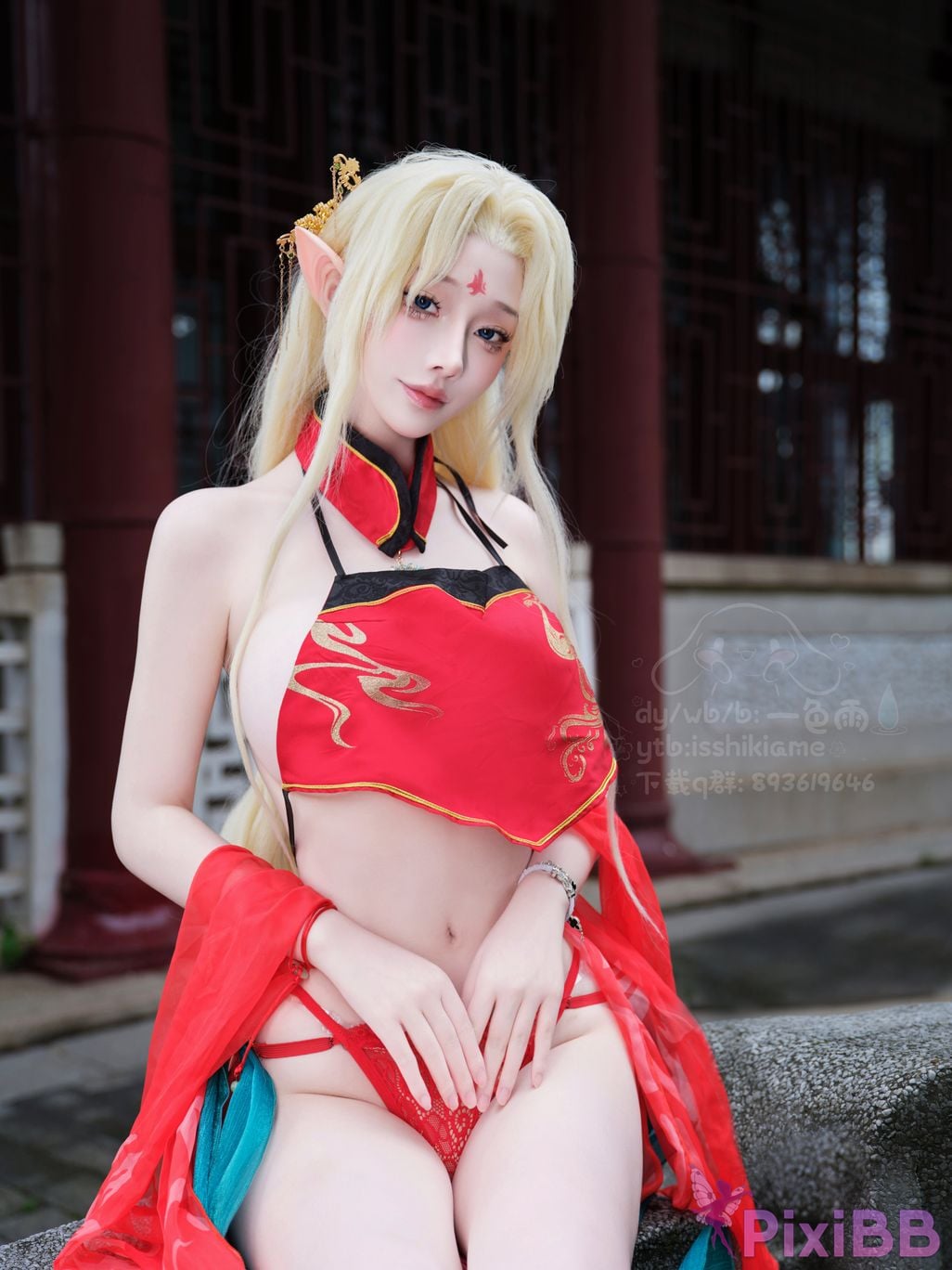 Cosplayer One color rain azur lane brest PixiBB.COM 016