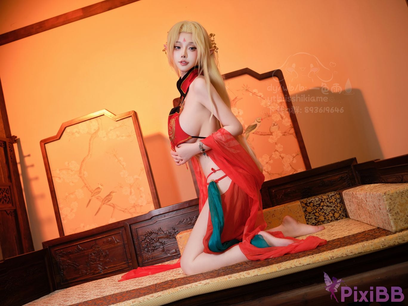 Cosplayer One color rain azur lane brest PixiBB.COM 032