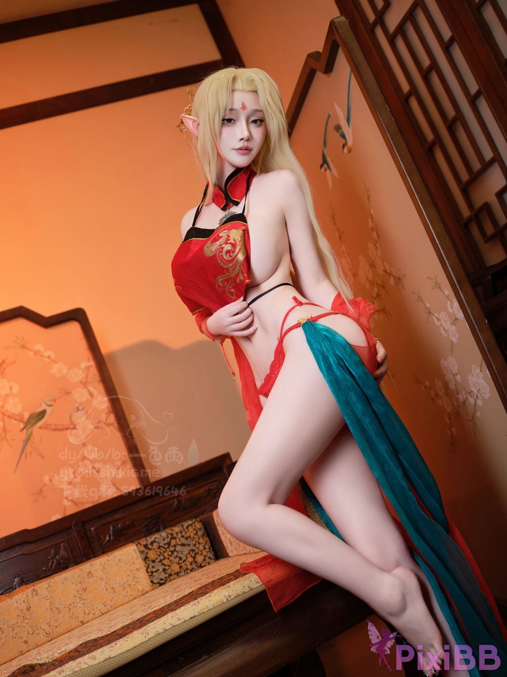 Cosplayer One color rain azur lane brest PixiBB.COM 043