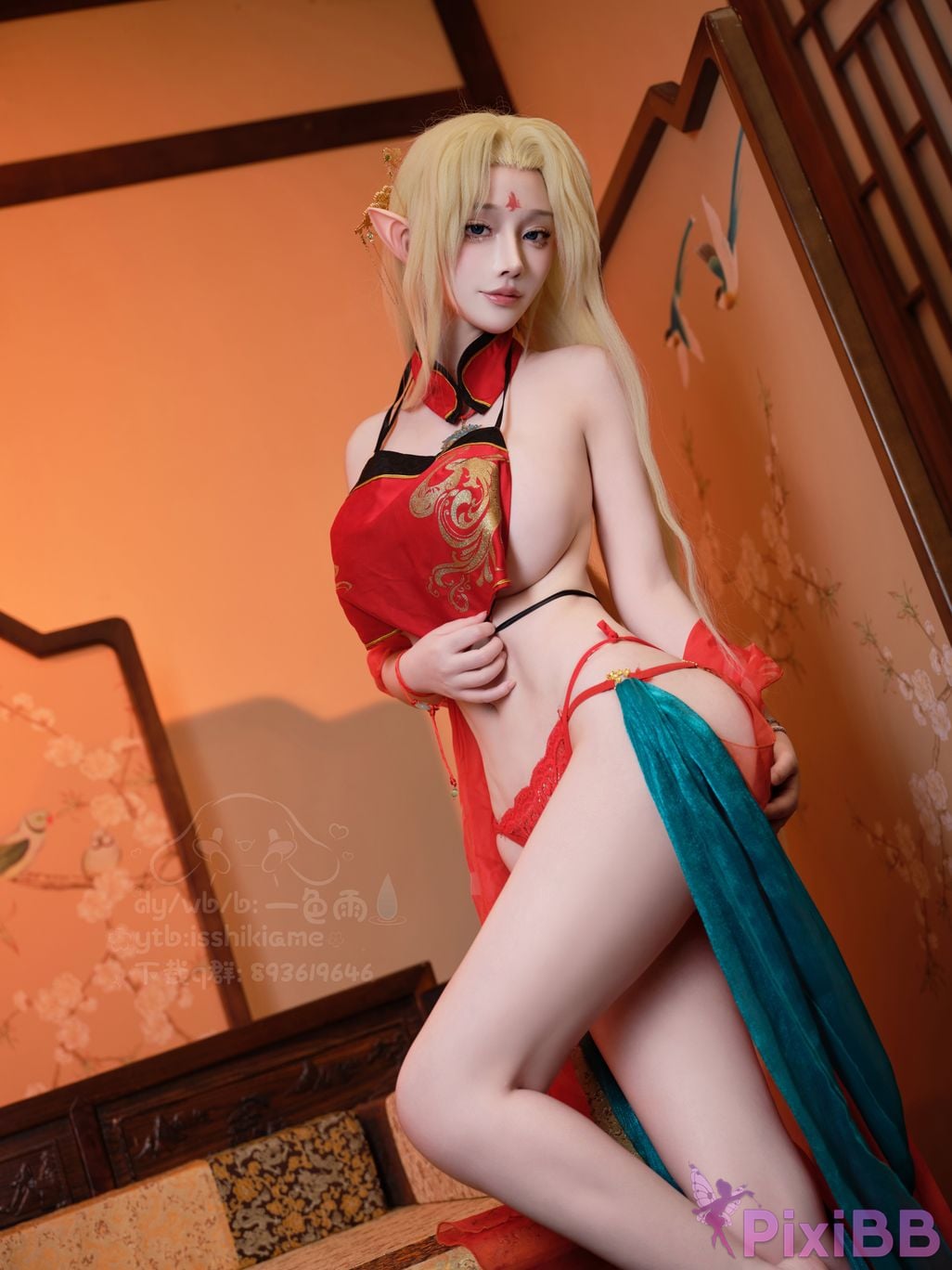 Cosplayer One color rain azur lane brest PixiBB.COM 044