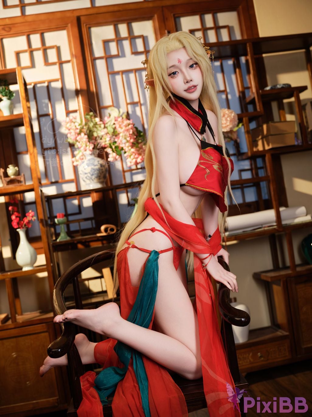 Cosplayer One color rain azur lane brest PixiBB.COM 045