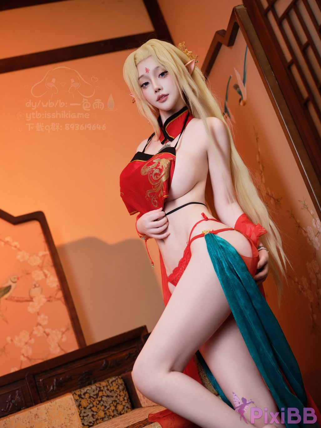 Cosplayer One color rain azur lane brest PixiBB.COM 046