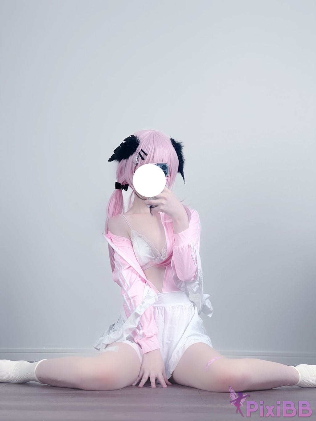 Cosplayer you ai Youmeko Blue Archive Koharu Shimoe gymnastics uniform PixiBB.COM 002