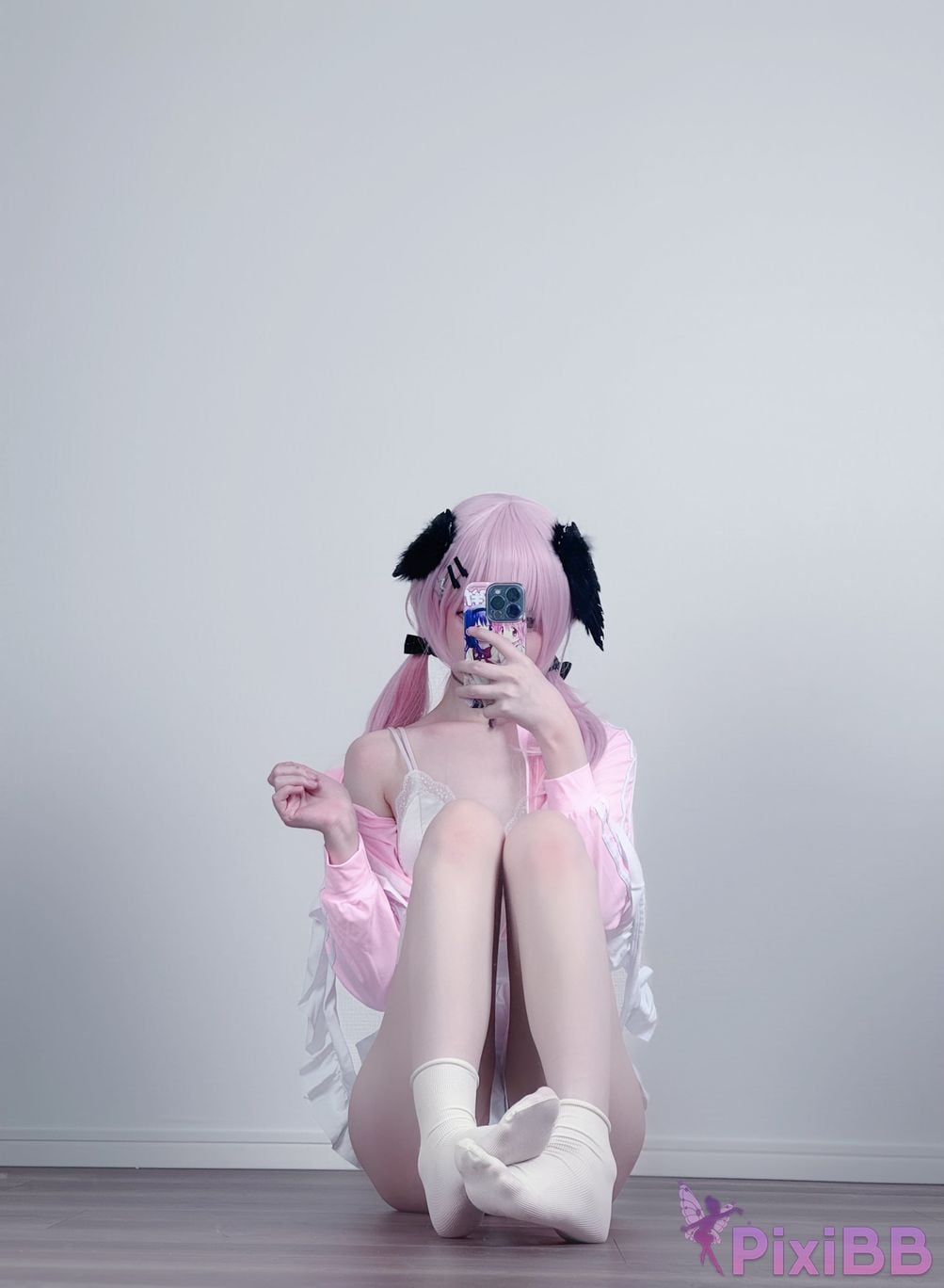 Cosplayer you ai Youmeko Blue Archive Koharu Shimoe gymnastics uniform PixiBB.COM 003