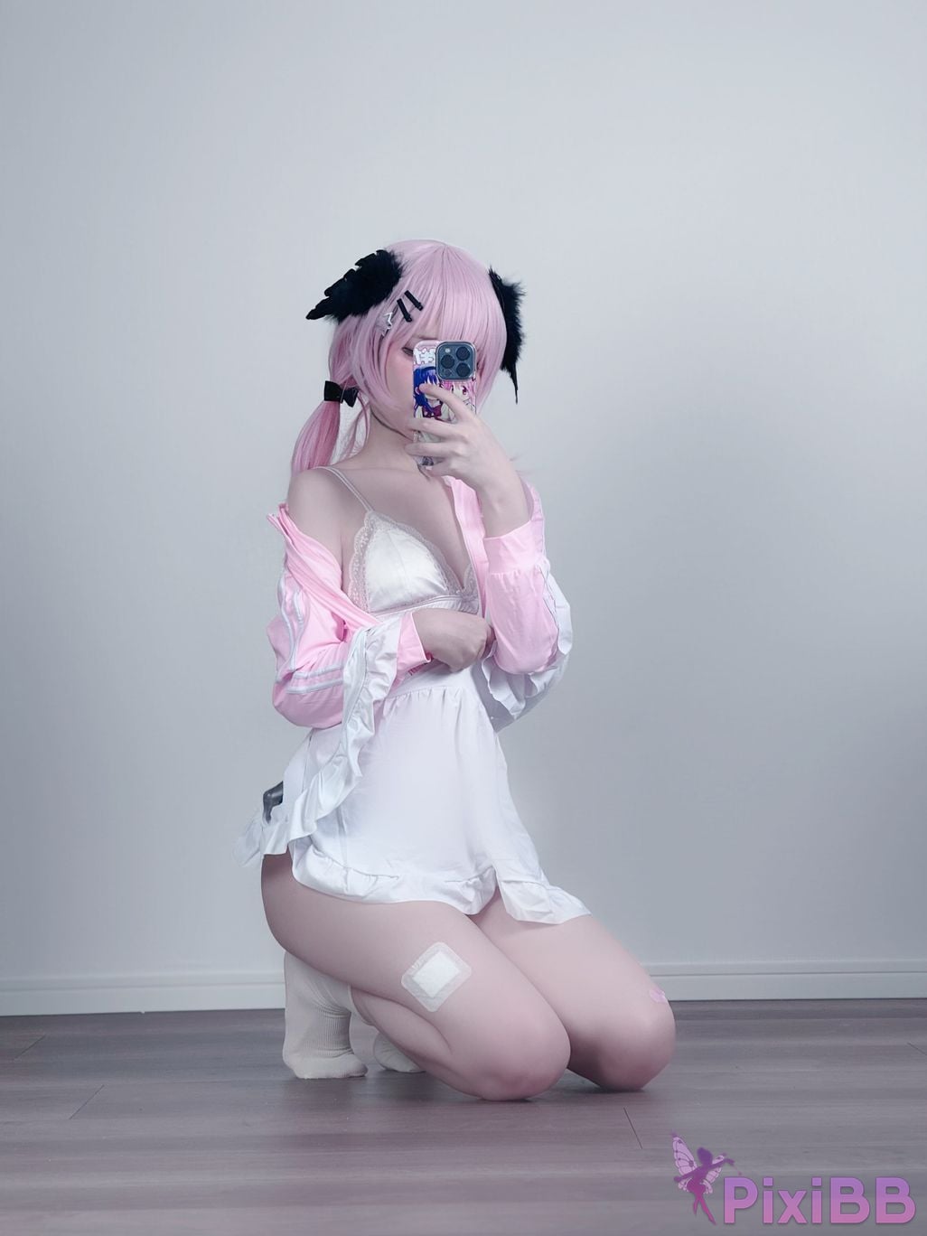 Cosplayer you ai Youmeko Blue Archive Koharu Shimoe gymnastics uniform PixiBB.COM 004