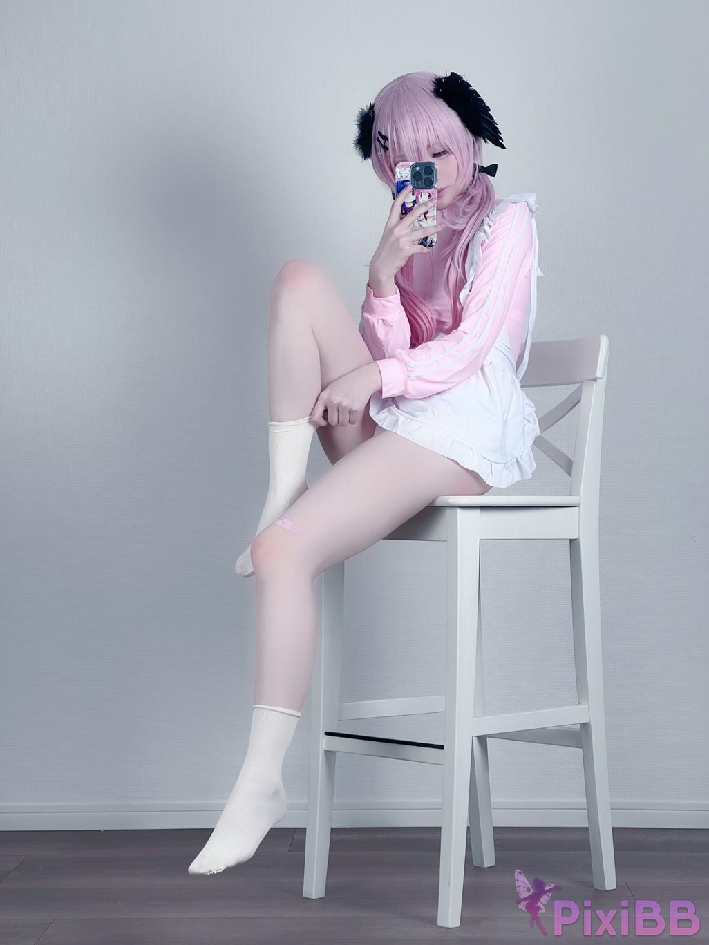Cosplayer you ai Youmeko Blue Archive Koharu Shimoe gymnastics uniform PixiBB.COM 011