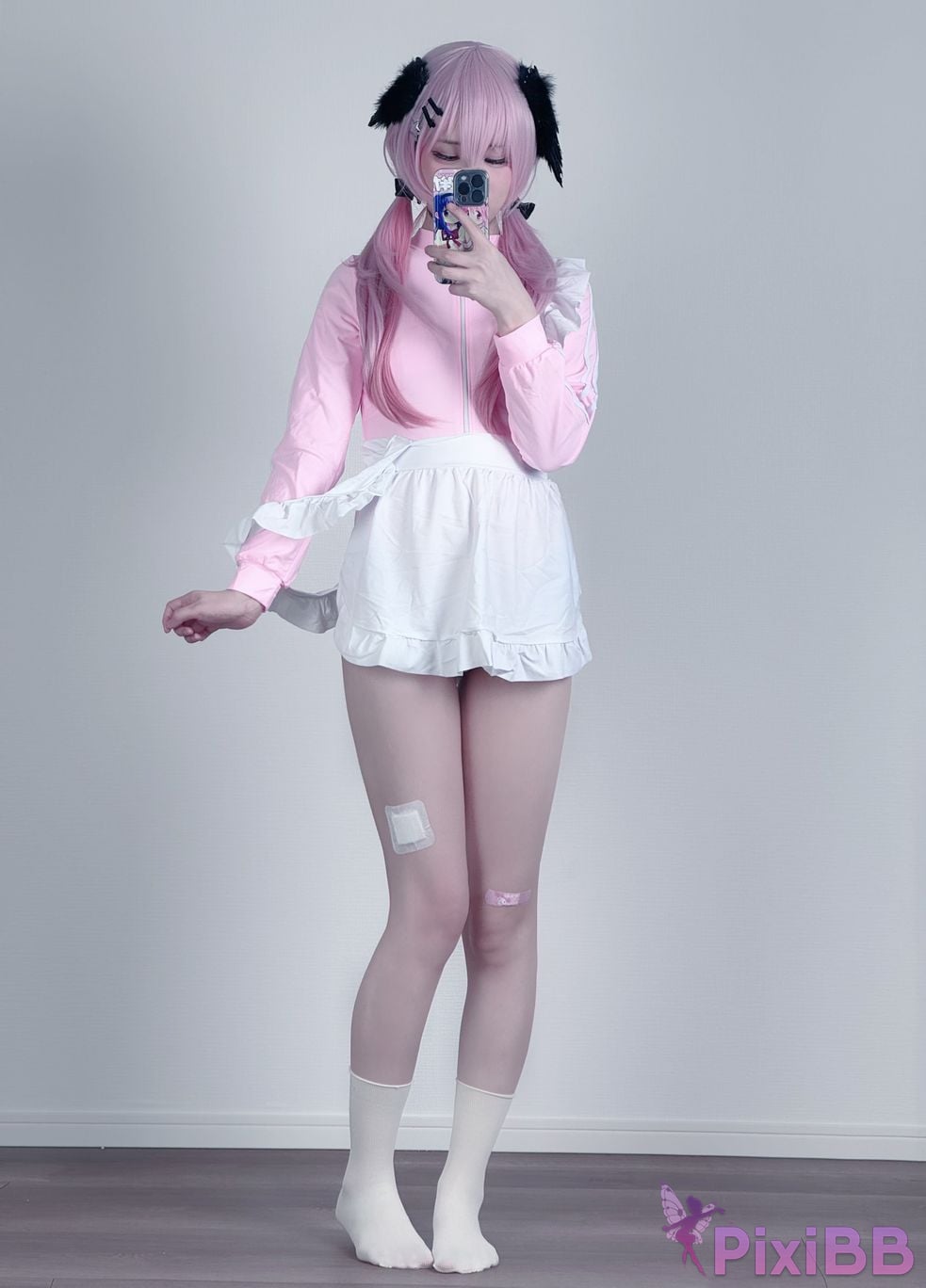 Cosplayer you ai Youmeko Blue Archive Koharu Shimoe gymnastics uniform PixiBB.COM 014