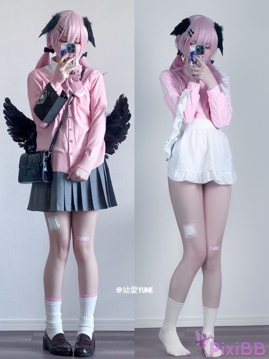 Cosplayer you ai Youmeko Blue Archive Koharu Shimoe gymnastics uniform PixiBB.COM 015