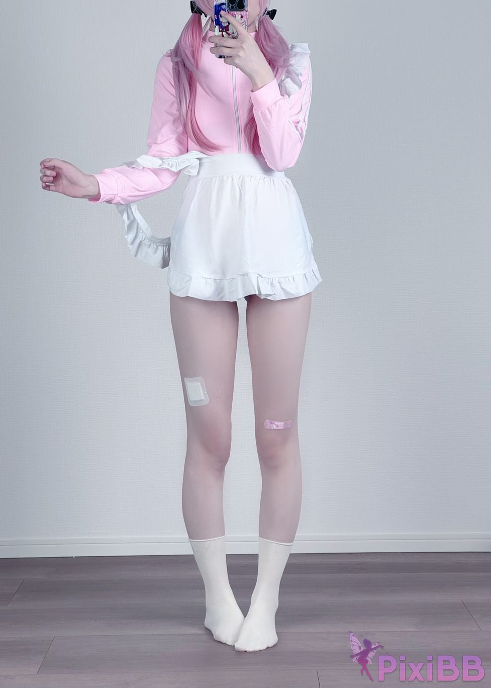 Cosplayer you ai Youmeko Blue Archive Koharu Shimoe gymnastics uniform PixiBB.COM 016