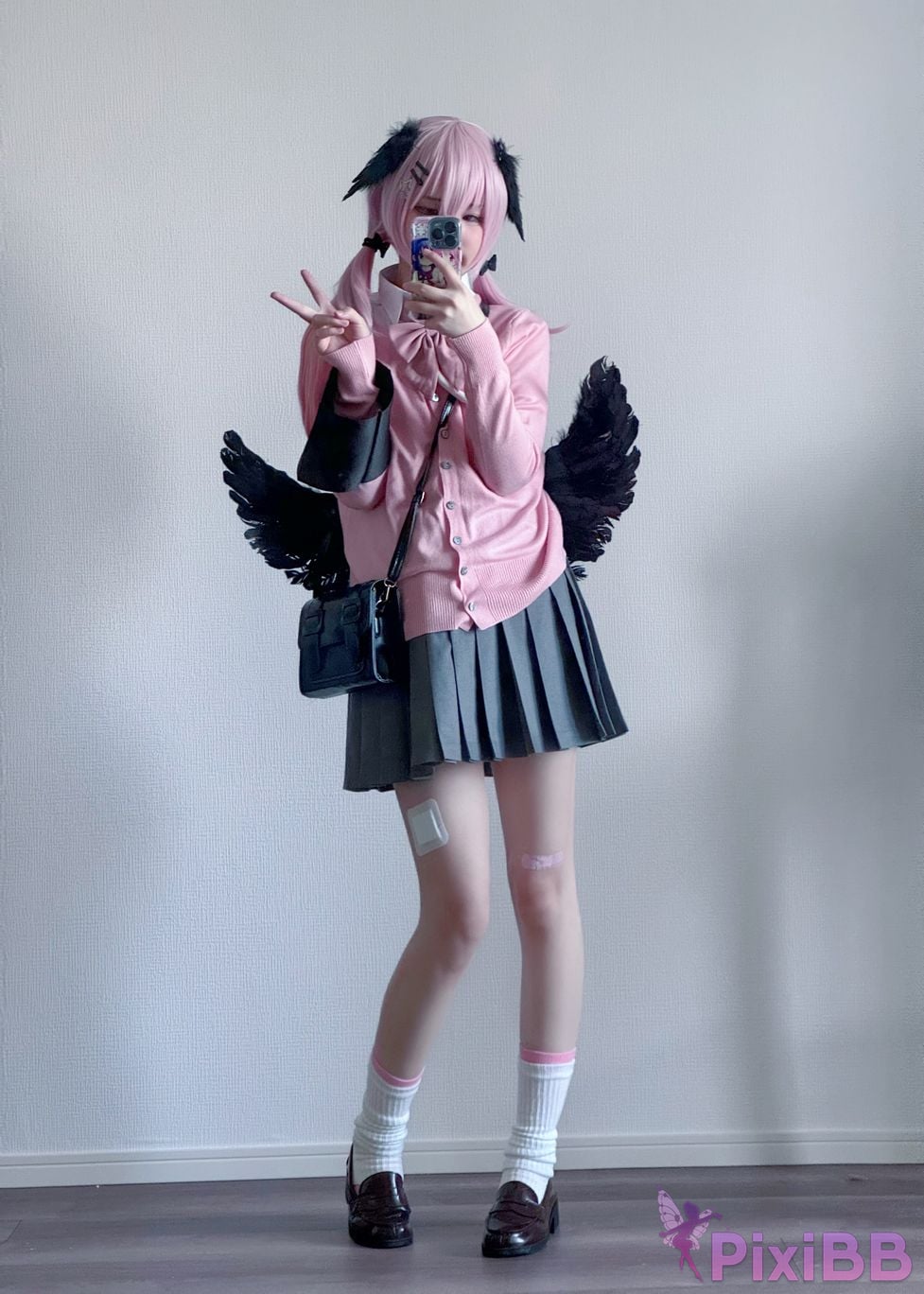 Cosplayer you ai Youmeko Blue Archive Koharu Shimoe gymnastics uniform PixiBB.COM 018