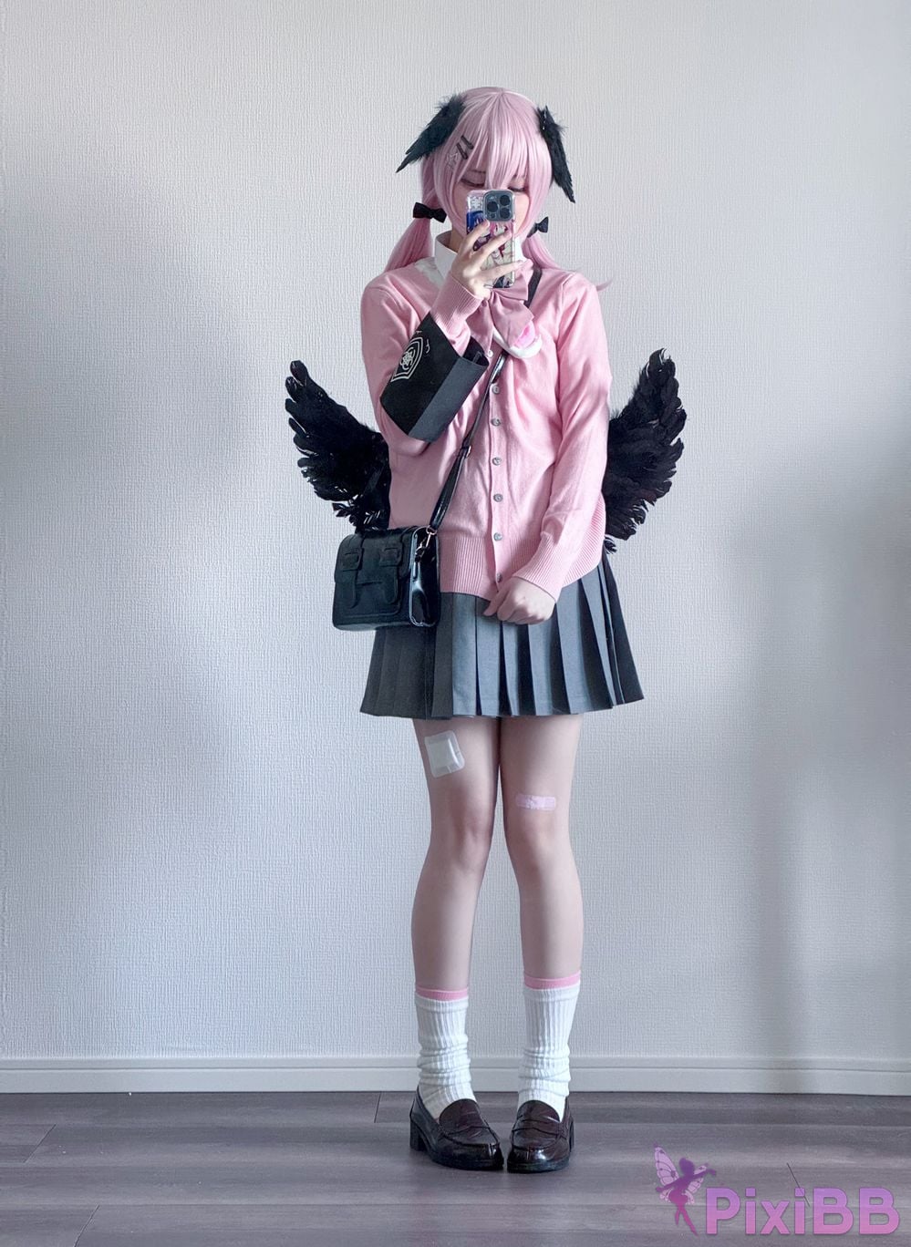 Cosplayer you ai Youmeko Blue Archive Koharu Shimoe gymnastics uniform PixiBB.COM 019
