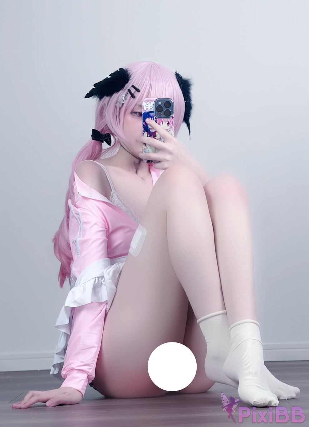 Cosplayer you ai Youmeko Blue Archive Koharu Shimoe gymnastics uniform PixiBB.COM 020