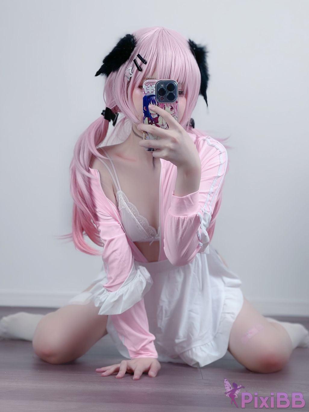 Cosplayer you ai Youmeko Blue Archive Koharu Shimoe gymnastics uniform PixiBB.COM 025