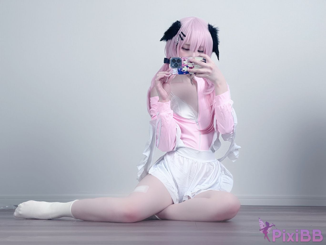 Cosplayer you ai Youmeko Blue Archive Koharu Shimoe gymnastics uniform PixiBB.COM 026