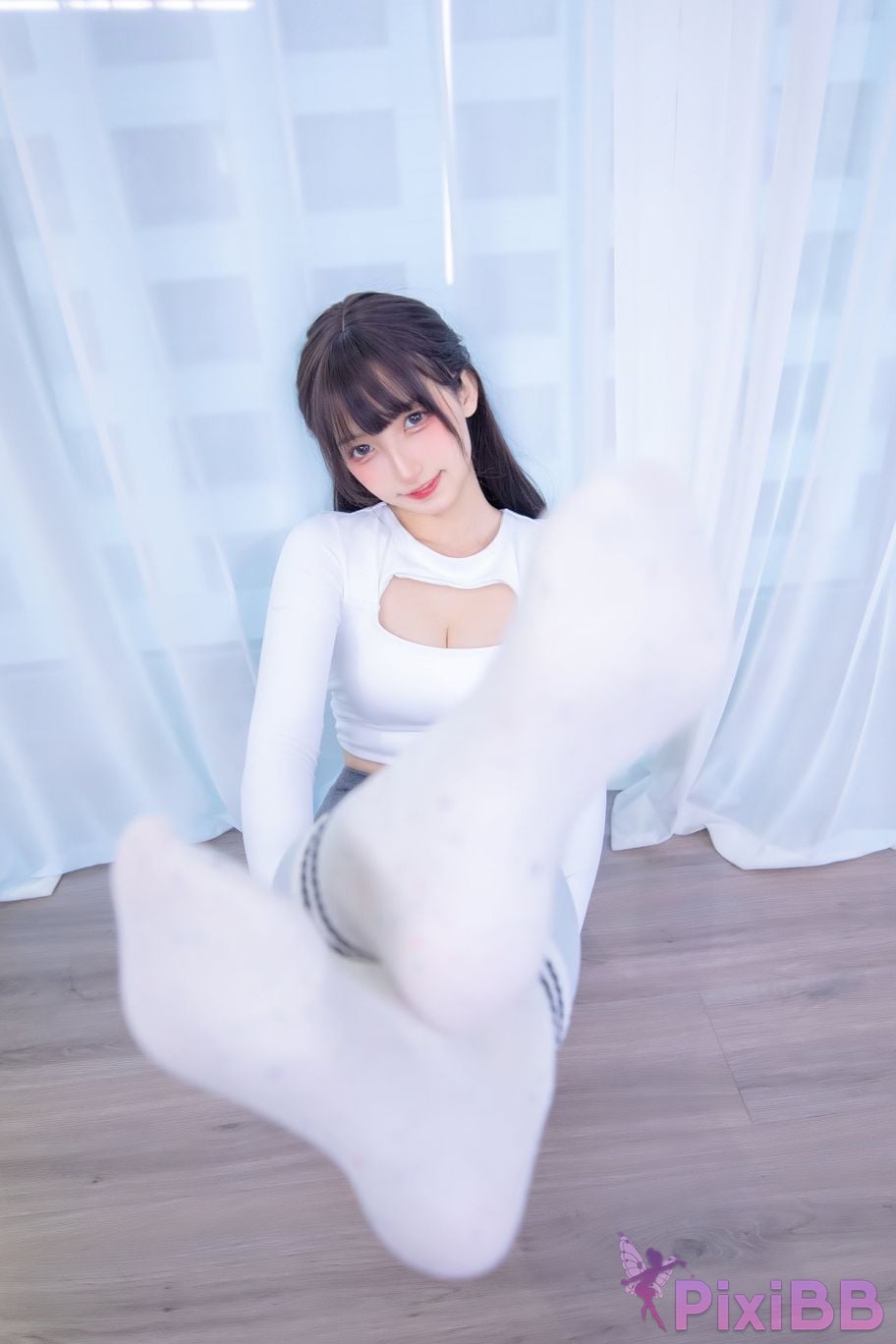 Cosplayer Kagurazaka Midwinter yoga girl PixiBB.COM 067