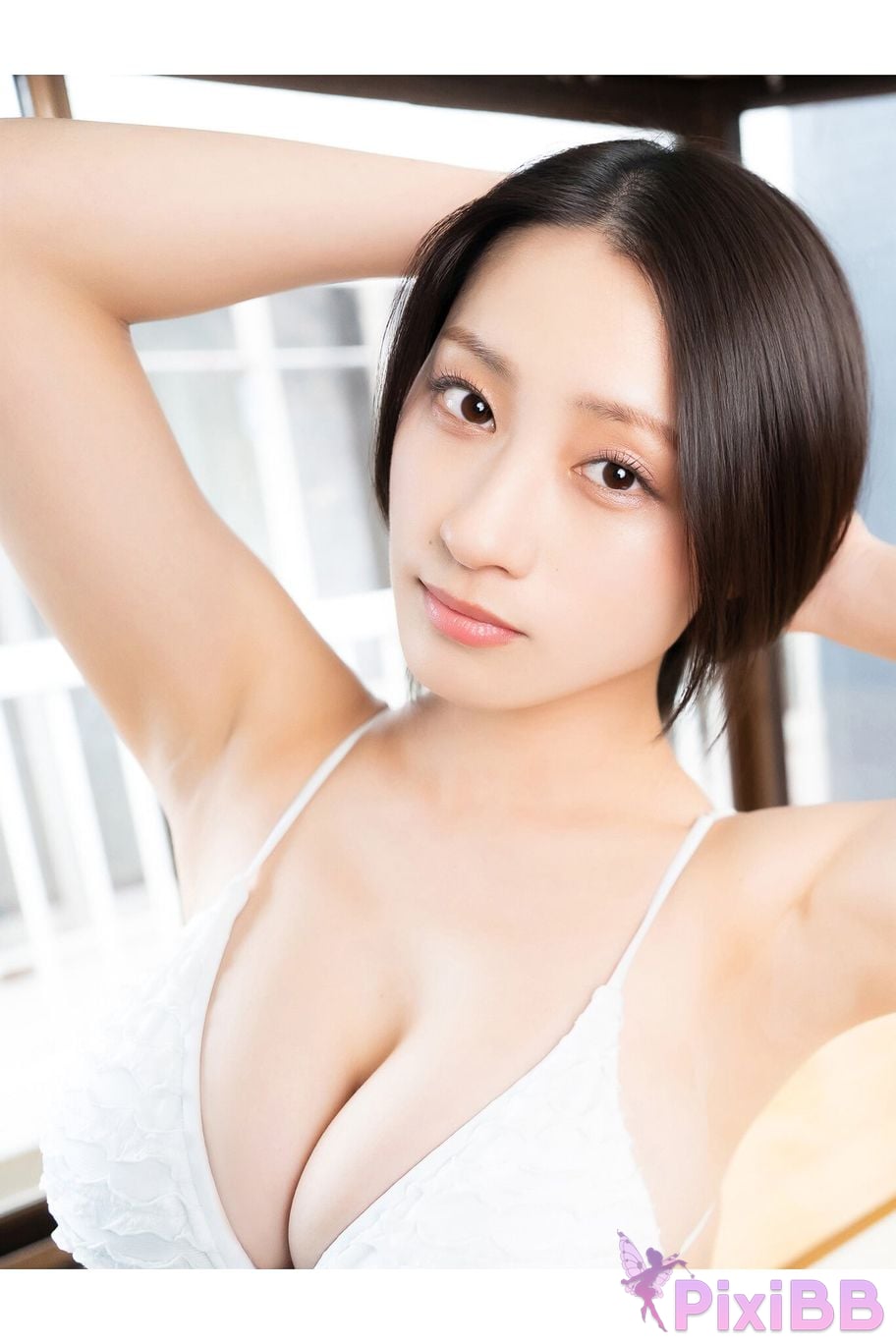 Japanese Idol Sumida Ayano Sumita sleepover date gravure press digital photo book PixiBB.COM 005