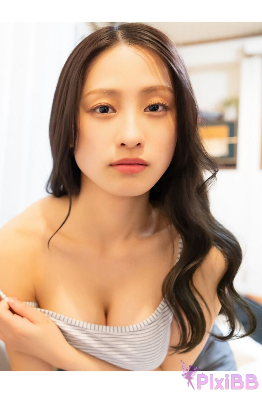 Japanese Idol Sumida Ayano Sumita sleepover date gravure press digital photo book PixiBB.COM 092