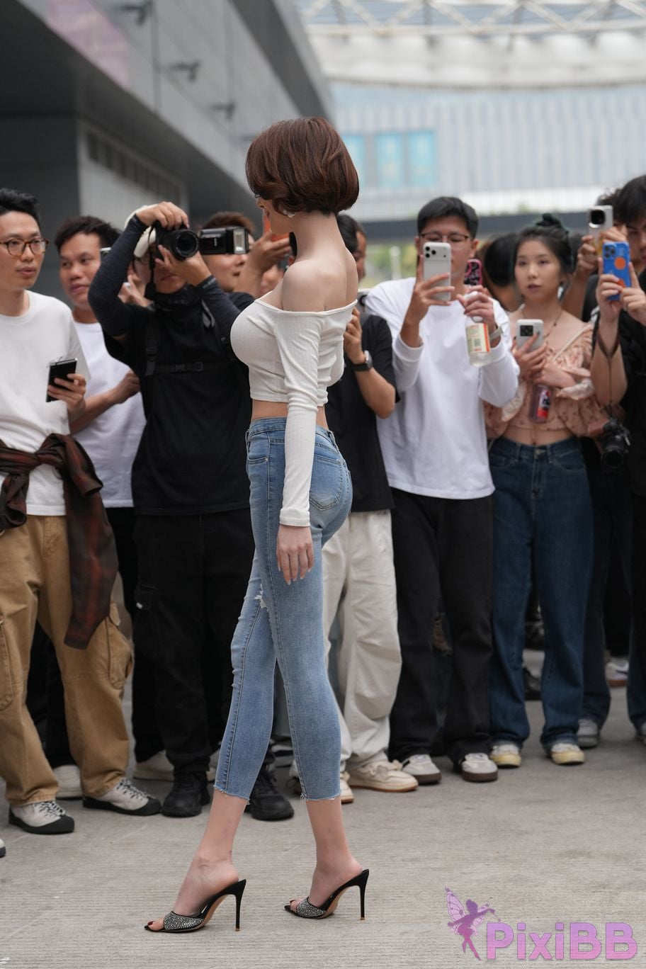 Featured Street Photography Works No.5744 Silk little cat Dabao in jeans PixiBB.COM 123