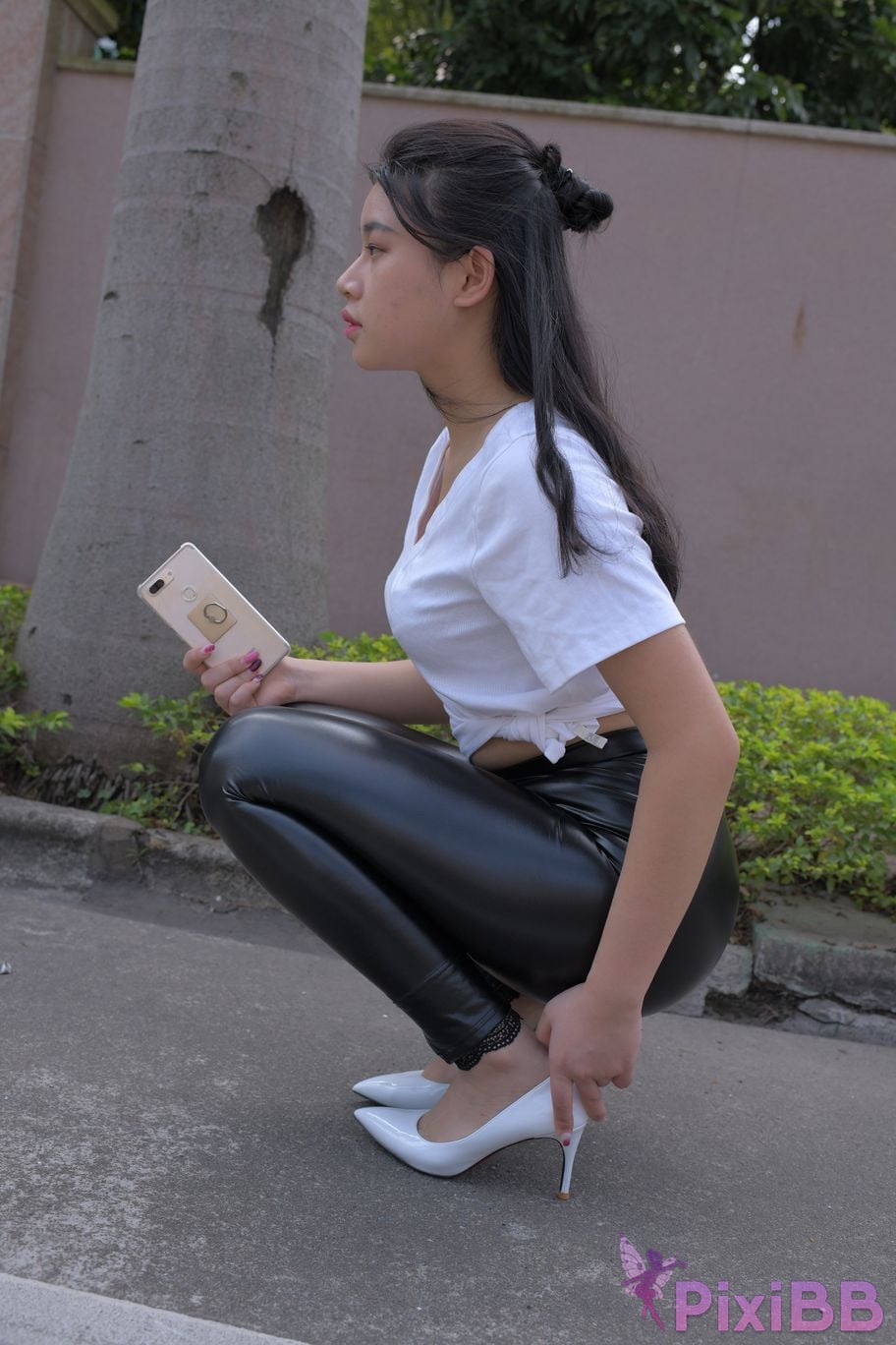 Featured Street Photography Works No.5748 See you again leather pants PixiBB.COM 056