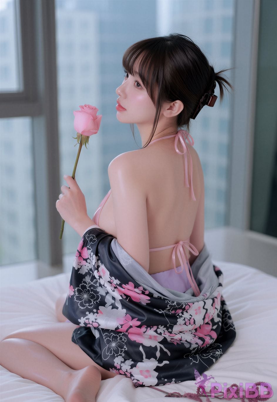 AI Enhanced Son Ye Eun A Loosening Belt PixiBB.COM 023