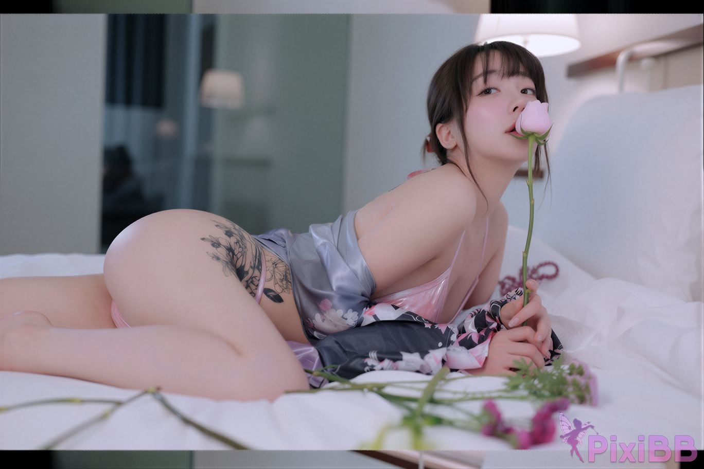 AI Enhanced Son Ye Eun A Loosening Belt PixiBB.COM 059