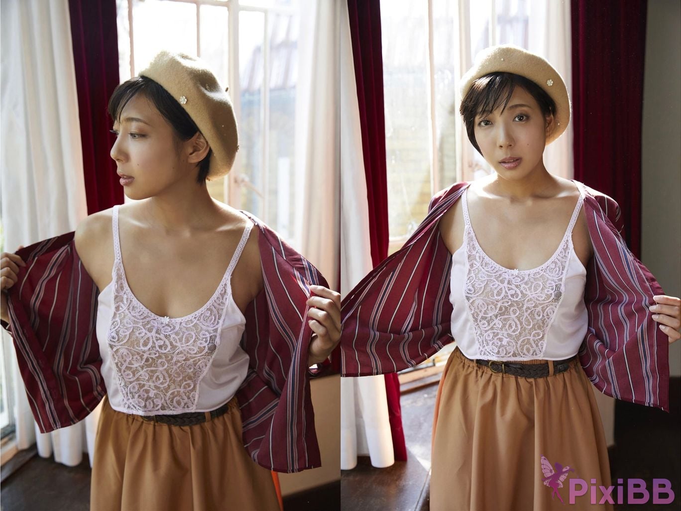 Japanese Idol Marina Asakura Evolved Gravure photo collection you are no longer alone Vol.3 pink club PixiBB.COM 007