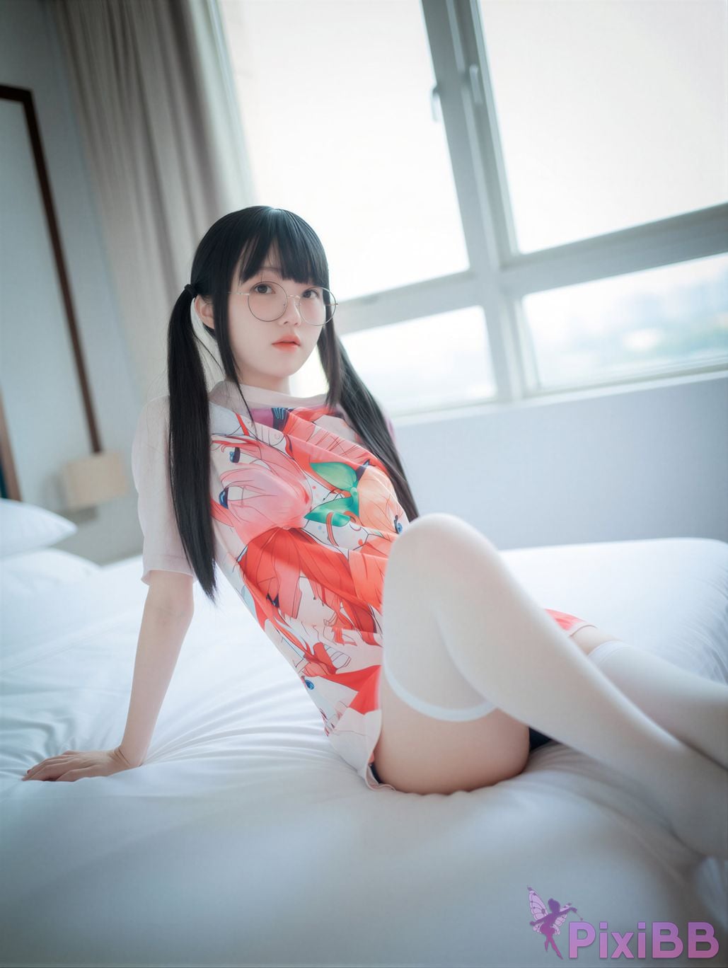 AI Enhanced DJAWA Photo Jeong Jenny Jeongyeon Swimming Lessons Otaku Girl PixiBB.COM 022