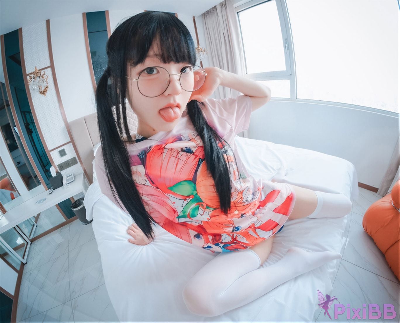 AI Enhanced DJAWA Photo Jeong Jenny Jeongyeon Swimming Lessons Otaku Girl PixiBB.COM 053