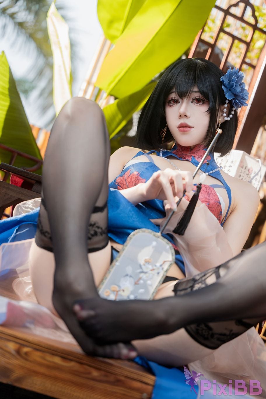 Cosplayer Nine words Azur Lane Chien Wu Jianwu PixiBB.COM 006