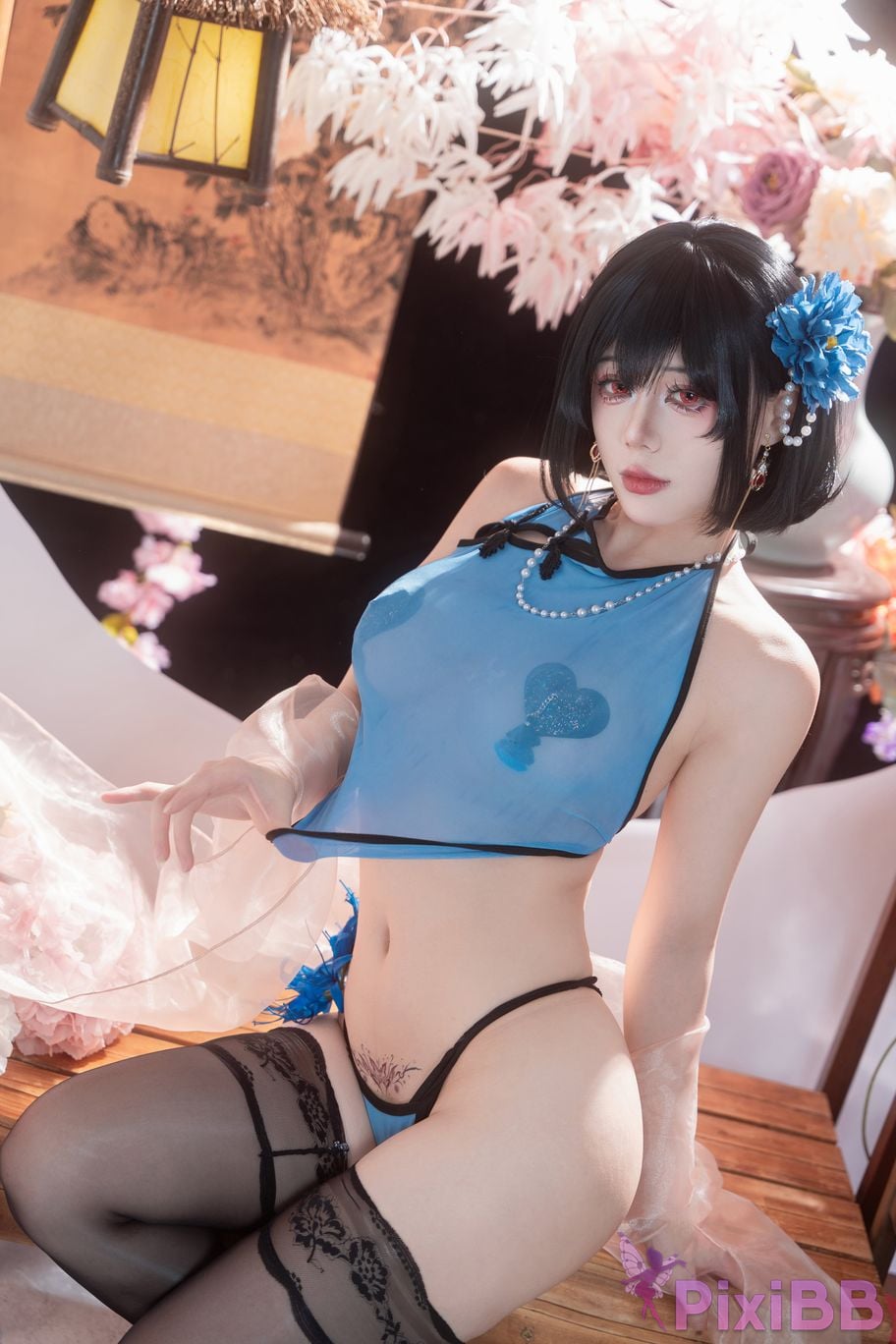 Cosplayer Nine words Azur Lane Chien Wu Jianwu PixiBB.COM 022
