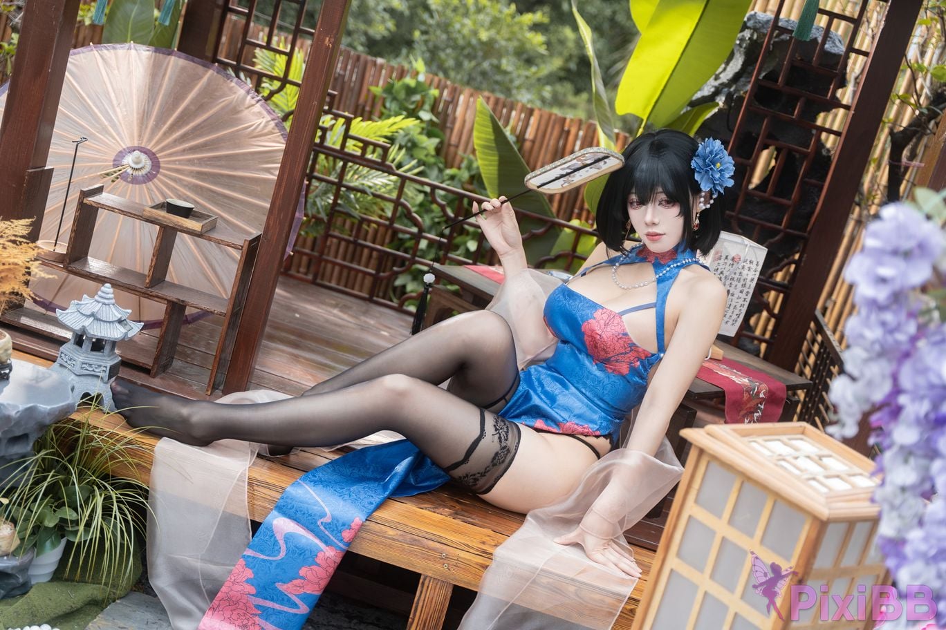 Cosplayer Nine words Azur Lane Chien Wu Jianwu PixiBB.COM 023