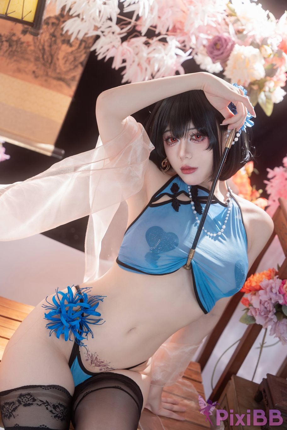 Cosplayer Nine words Azur Lane Chien Wu Jianwu PixiBB.COM 025