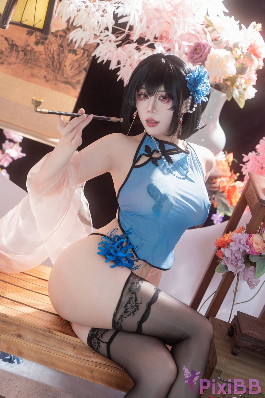 Cosplayer Nine words Azur Lane Chien Wu Jianwu PixiBB.COM 026