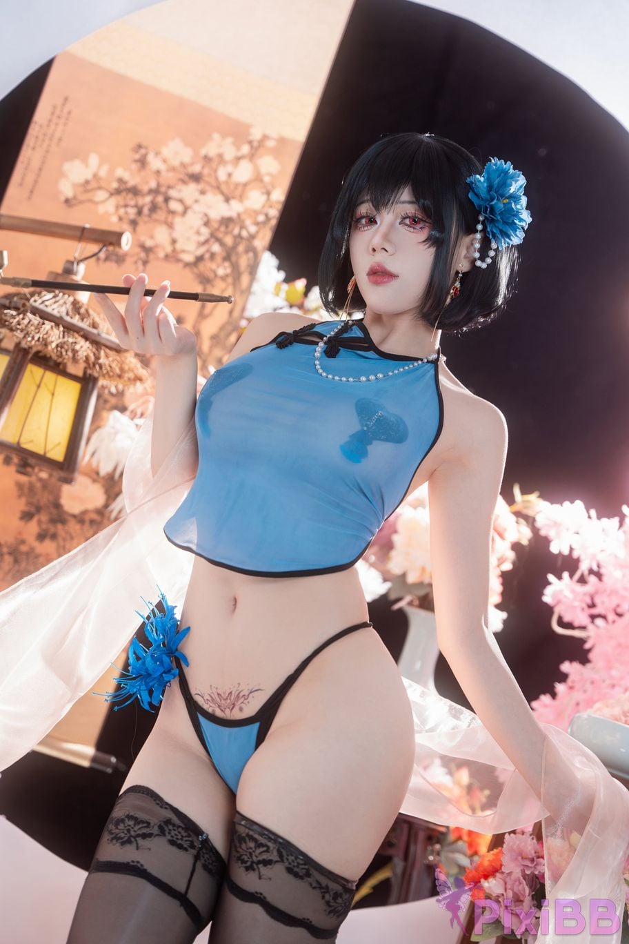 Cosplayer Nine words Azur Lane Chien Wu Jianwu PixiBB.COM 028
