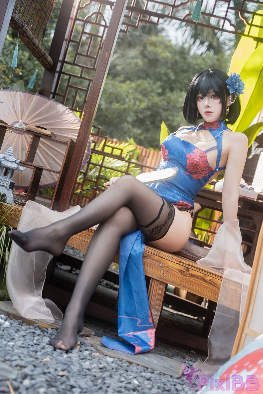 Cosplayer Nine words Azur Lane Chien Wu Jianwu PixiBB.COM 034
