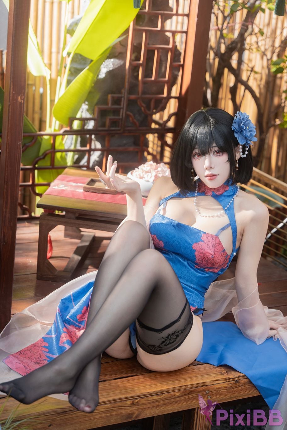 Cosplayer Nine words Azur Lane Chien Wu Jianwu PixiBB.COM 052