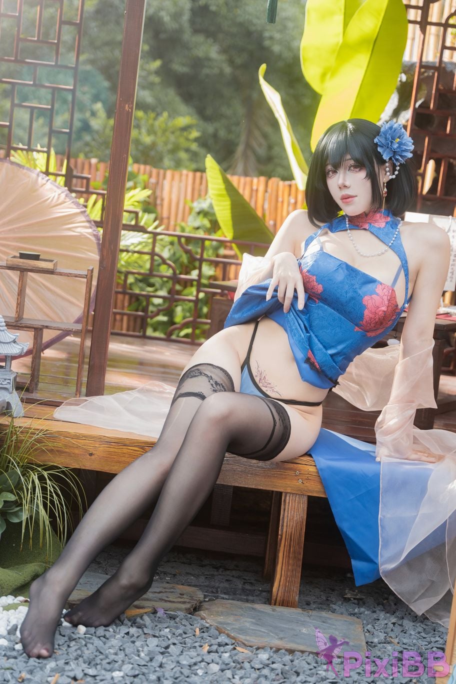 Cosplayer Nine words Azur Lane Chien Wu Jianwu PixiBB.COM 053