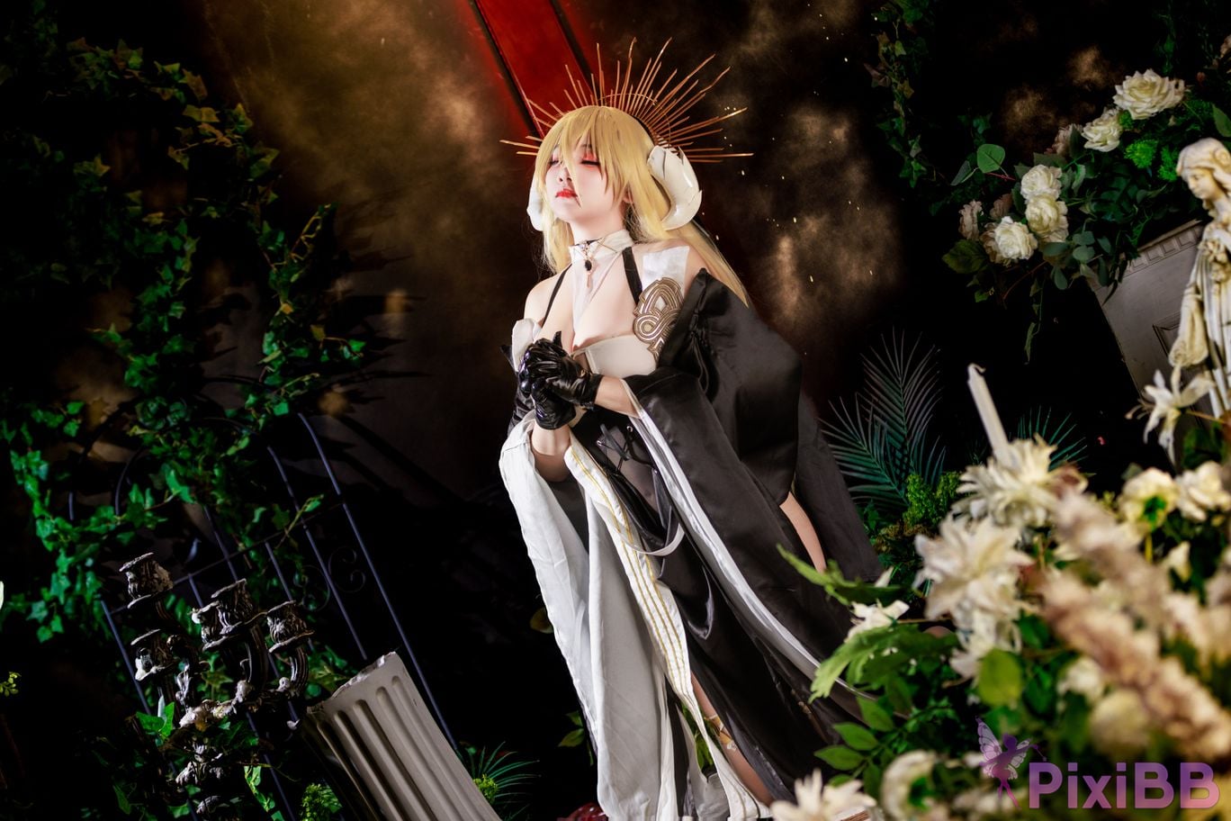 Cosplayer A Xuexue nun feud PixiBB.COM 001